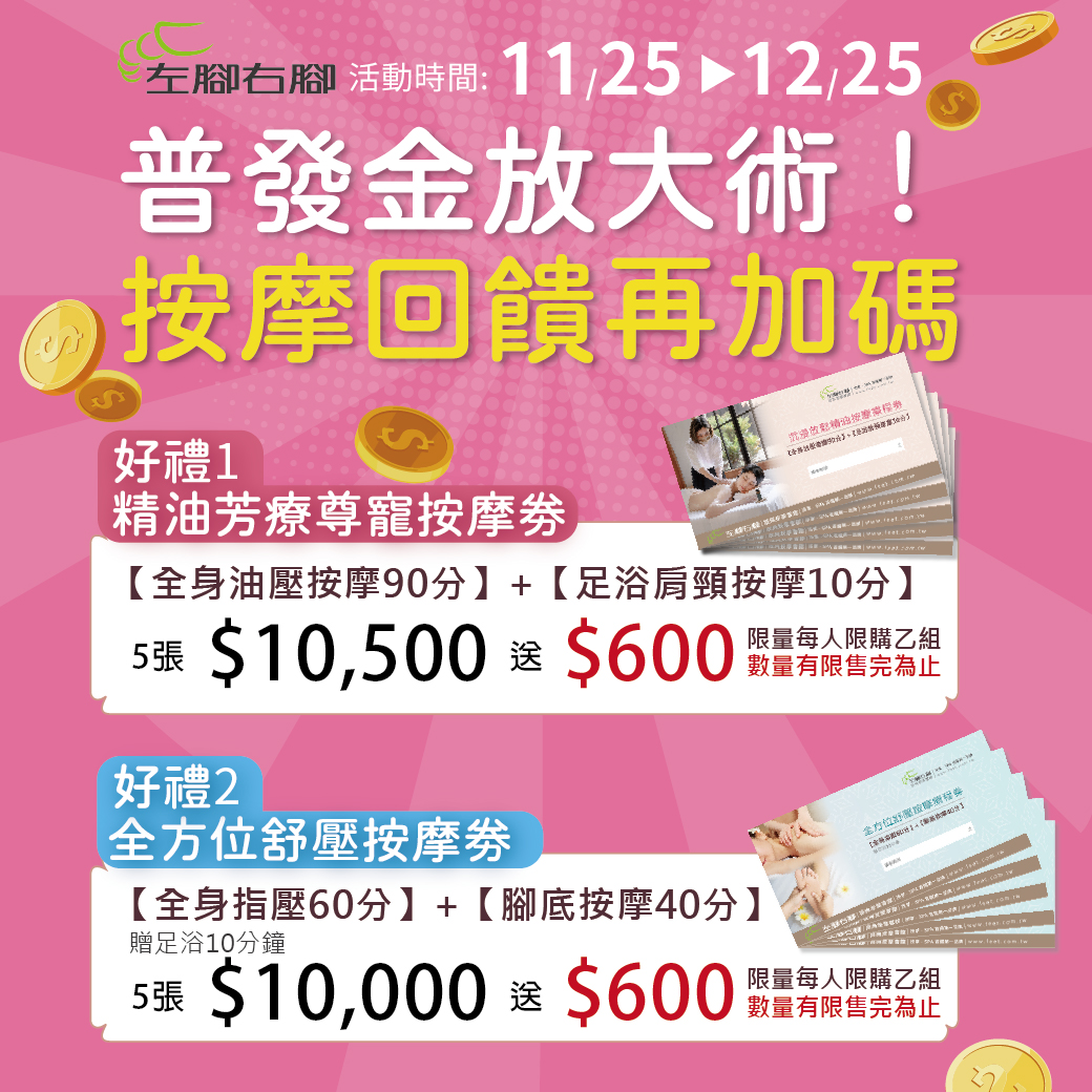 普發金放大術開跑啦！